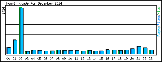 Hourly usage
