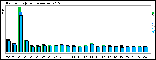 Hourly usage